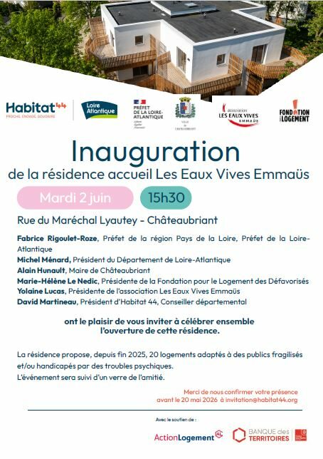 INAUGURATION LES EAUX VIVES